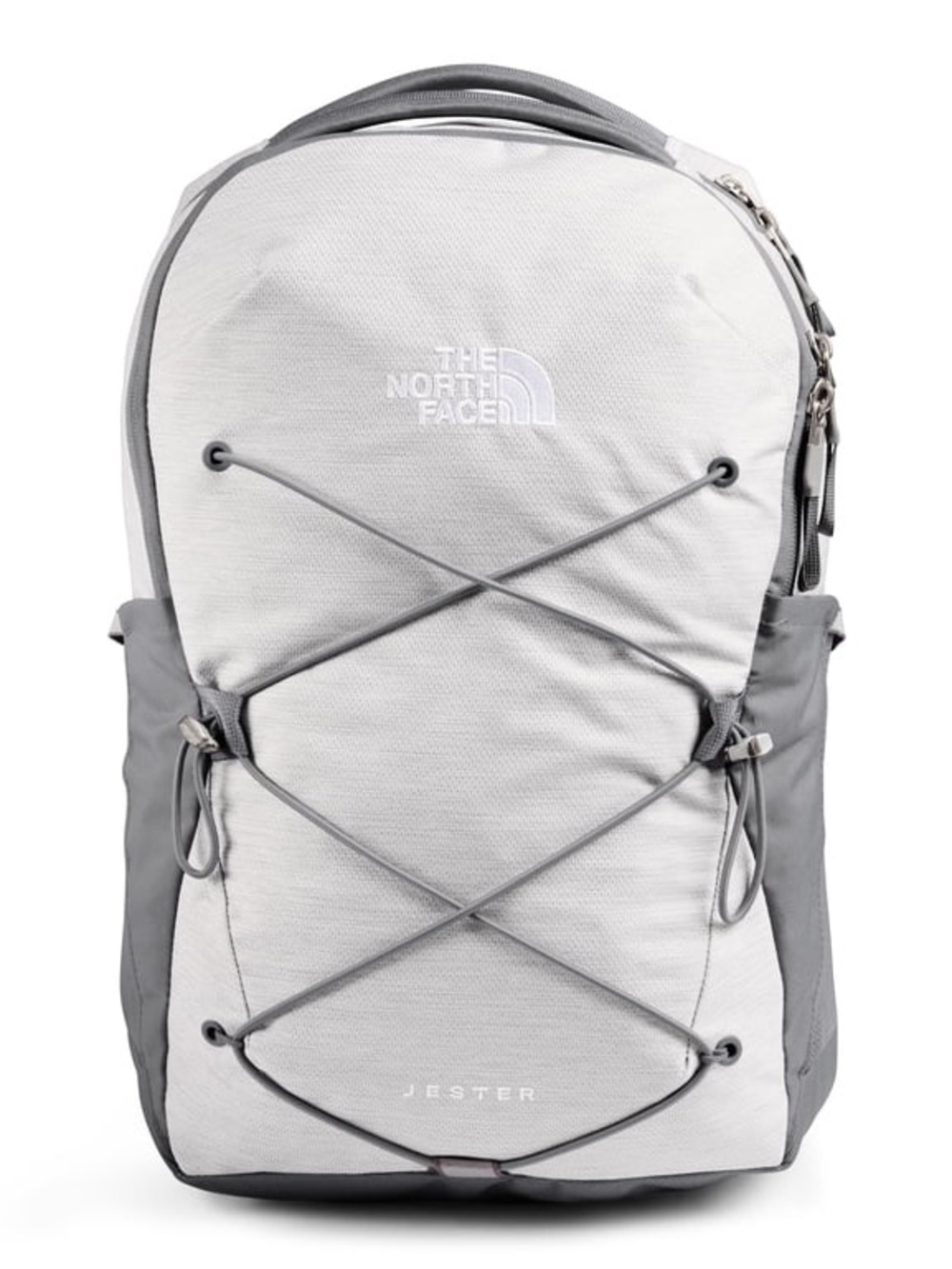 The North Face Jester Backpack Gray and White
